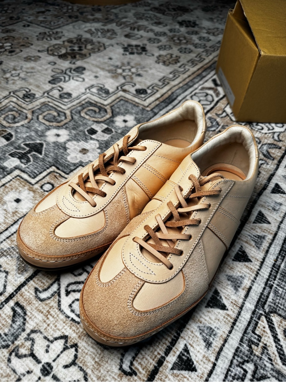 Hender Scheme mip-05 Men’s Leather Suede Lace-Up Sneakers US 10